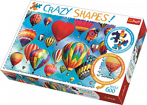 Crazy Shapes Puzzle: Barevné balony 600 dílků