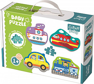 Baby Puzzle: Doprava 4x2 dílky