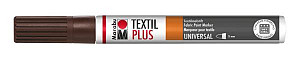 Marabu Popisovač na tmavý textil/hnědý 3 mm