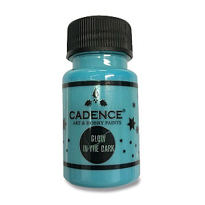 Barva svítící ve tmě Cadence - modrá