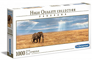 Puzzle Panorama Slon/1000 dílků