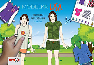 Modelka Lisa - Jednoduchá vystřihovánka