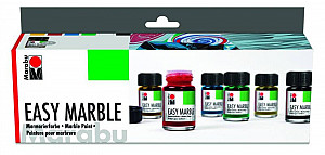 Marabu Mramorovací barva sada 6 x 15 ml