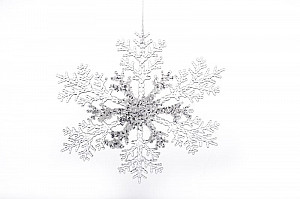 Závěsná vločka 20 cm