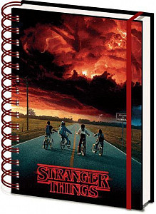 Zápisník Stranger Things - Upside Down A5