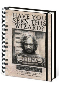Harry Potter: Zápisník - Sirius Black / A5 kroužkový, linkovaný