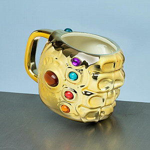 3D Hrnek keramický Avengers Infinity Gauntlet / Thanosova rukavice, 600 ml