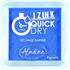 Izink Quick Dry razítkovací polštářek rychleschnoucí / modrý
