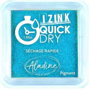 Izink Quick Dry razítkovací polštářek rychleschnoucí / tyrkysový
