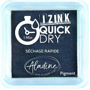 Izink Quick Dry razítkovací polštářek rychleschnoucí / černý