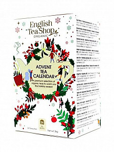 English Tea Shop Adventní kalendář bio čajů, bílý 36 g, 24 ks