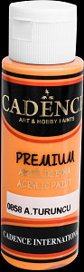 Cadence Premium akrylová barva - světle oranžová 70 ml