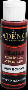 Cadence Premium akrylová barva - vínová 70 ml