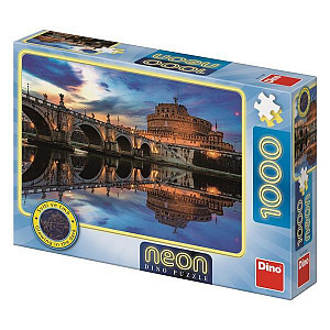 Puzzle 1000 Andělský hrad neon