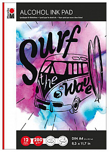 Marabu Graphix blok A4 - pro alkoholový inkoust