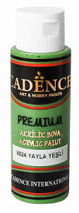Cadence Premium akrylová barva - zelená 70 ml