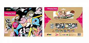 Avenir Sametové omalovánky MAXI - Víly 126 x 29 cm