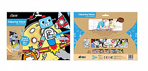 Avenir Sametové omalovánky MAXI - Vesmír 126 x 29 cm