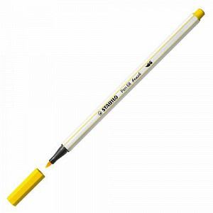 Fixa STABILO Pen 68 brush žlutá