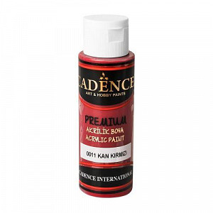 Cadence Premium akrylová barva / Temně červená 70 ml