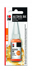 Marabu Alkoholový inkoust - Neonově oranžový 20 ml