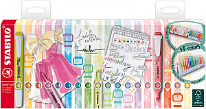 Zvýrazňovač STABILO swing cool Pastel 18 ks