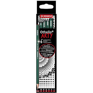 STABILO ARTY Othello 6 ks (2B, B, HB, F, H, 2H)