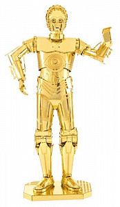 Metal Earth 3D kovový model Star Wars: C-3PO (zlatý)