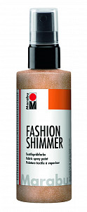 Marabu Fashion Shimmer na tmavý textil třpytivý - meruňkový 100 ml