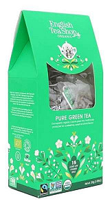 English Tea Shop Pyramidové čaje Zelený čaj bio, 15 pyramidek