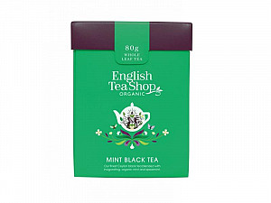 English Tea Shop Čaj sypaný Máta s černým čajem bio, 80g