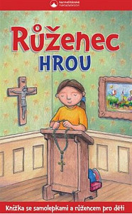 Rúženec hrou - Knížka se samolepkami a růžencem pro děti