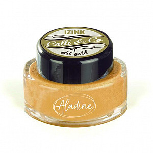 Kaligrafický inkoust Aladine IZINK CALLI & CO - metalický zlatý, 15 ml