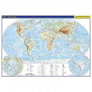 Svět – příruční mapa 1 : 85 000 000