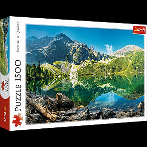 Puzzle Jezero Morskie Oko, Tatry, 1500 dílků
