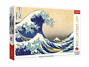 Puzzle Kacušika Hokusai / Velká vlna u pobřeží Kanagawy, 1000 dílků