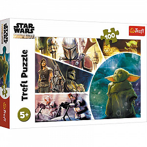 Puzzle Star Wars / The Mandalorian: Baby Yoda, 100 dílků