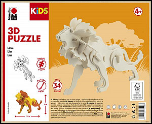Marabu KiDS 3D Puzzle - Lion