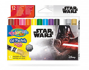 Colorino Star wars - olejové pastely 12 barev