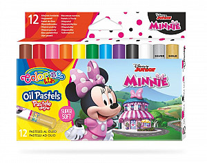 Colorino Disney Junior Minnie - olejové pastely 12 barev