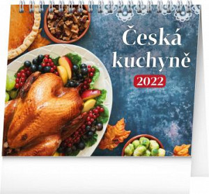 Kalendář 2022 stolní: Česká kuchyně, 16,5 × 13 cm