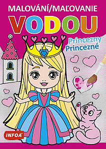 Malování / Maľovanie vodou - Princezny / Princezné