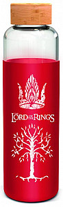 Skleněná láhev s návlekem - Pán prstenů 585 ml