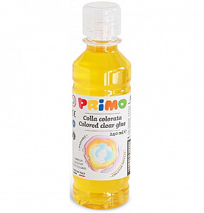 PRIMO barevné lepidlo 240 ml - žluté