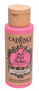 Cadence Klasická textilní barva Style Matt Fabric 50 ml - fuchsiová