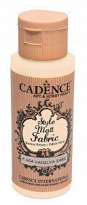 Cadence Klasická textilní barva Style Matt Fabric 50 ml - vanilková