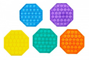 Bubble pops: Oktagon 5 barev