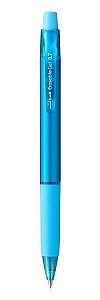 UNI Gumovací pero stiskací - nebesky modré