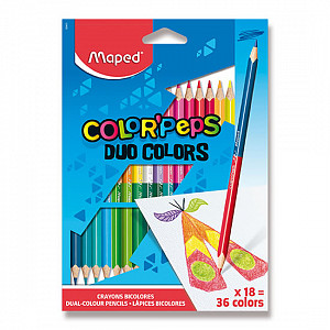 Maped - Pastelky trojhranné Color´Peps Duo 36 barev