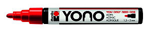 Marabu YONO akrylový popisovač 1,5-3 mm - červený